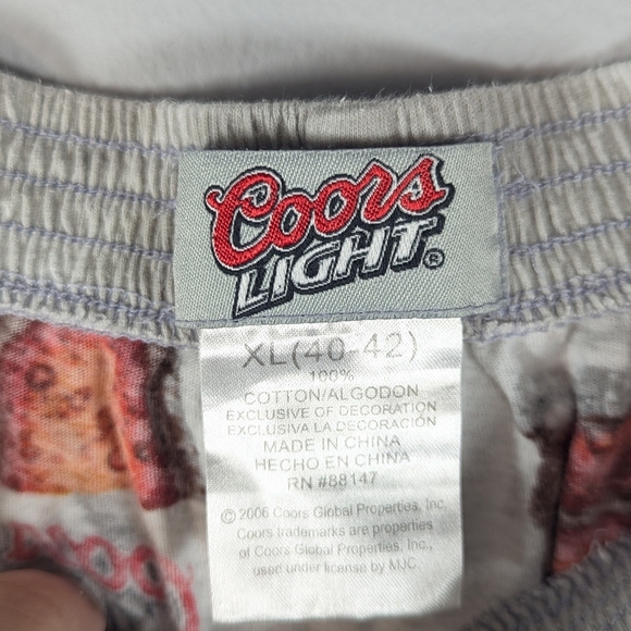 Y2K Coors Miller-Coors Beer Colorado Rockies men's boxers size XL - Picture 5 of 5